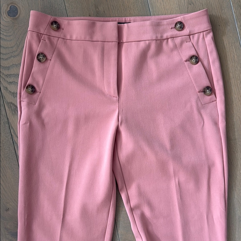Cropped tailored Loft Pink Women's Pants